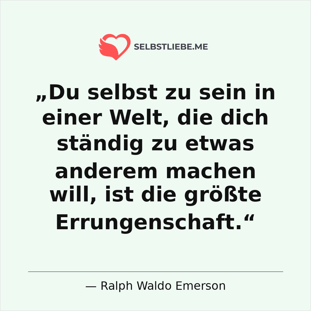 Ralph Waldo Emerson Zitat